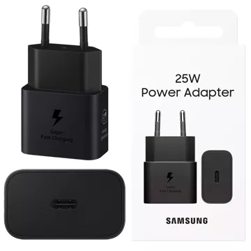 Ładowarka Sieciowa oryginalna Samsung EP-T2510NBE Szybkie Ładowanie PowerDelivery PD 25W Czarna