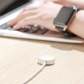 Ładowarka indukcyjna magnetyczna Kabel USB 120cm UltraBoost Magnetic Cable do Apple Watch White