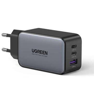 Ładowarka sieciowa UGREEN CD244 USB + 2xUSB-C PD 65W QC4.0 Czarna