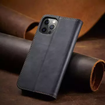 Magnet Fancy Case etui do iPhone 12 Pro pokrowiec portfel na karty kartę podstawka czarny