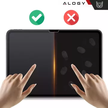 Matowe Szkło hartowane do Apple iPad Air 13" 2024/2025 Alogy Matte Paper-Like Screen Protector z ramką montażową