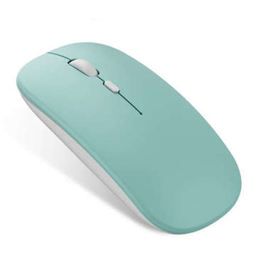 Myszka Alogy Wireless Silent Mouse bezprzewodowa Bluetooth Miętowa