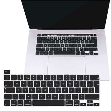 Nakładka ochronna Alogy osłona na klawiaturę do Apple Macbook Pro 13/ Pro 16 Czarna