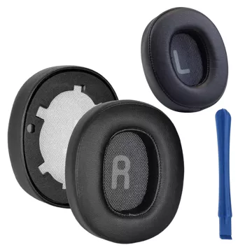 Nauszniki 2x wymienne pady gąbki do słuchawek do JBL Tune 700BT 710BT 720BT 750BTNC Alogy Earpads Czarne + urządzenie do demontażu