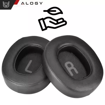 Nauszniki 2x wymienne pady gąbki do słuchawek do JBL Tune 700BT 710BT 720BT 750BTNC Alogy Earpads Czarne + urządzenie do demontażu