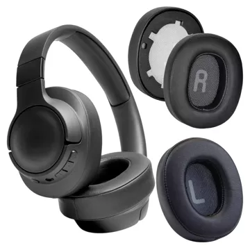 Nauszniki 2x wymienne pady gąbki do słuchawek do JBL Tune 700BT 710BT 720BT 750BTNC Alogy Earpads Czarne + urządzenie do demontażu