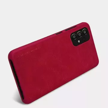 Nillkin Qin Case etui do Samsung Galaxy A33 5G osłona na aparat kabura pokrowiec obudowa z klapką czarny