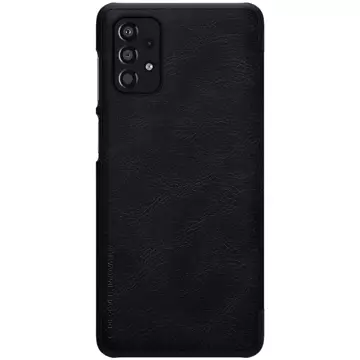 Nillkin Qin Case etui do Samsung Galaxy A33 5G osłona na aparat kabura pokrowiec obudowa z klapką czarny