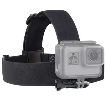 Opaska na głowę Alogy Techsuit Head Strap do kamerki sportowej GoPro Action Camera Black