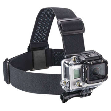 Opaska na głowę Alogy Techsuit Head Strap do kamerki sportowej GoPro Action Camera Black