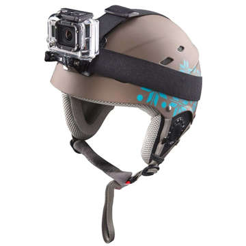 Opaska na głowę Alogy Techsuit Head Strap do kamerki sportowej GoPro Action Camera Black