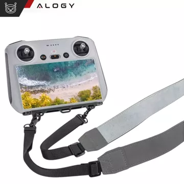 Opaska pasek Alogy na szyję rękę ramię do kontrolera drona DJI Mini Pro Air szary