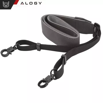 Opaska pasek Alogy na szyję rękę ramię do kontrolera drona DJI Mini Pro Air szary