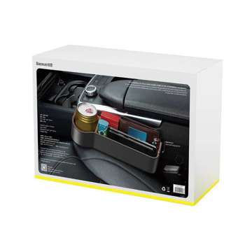Organizer samochodowy Baseus Elegant Car Storage Box, skórzany (czarny)