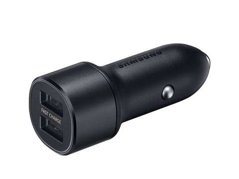 Oryginalna Ładowarka Samochodowa Samsung EP-L1100NBEGWW 2x USB Czarna