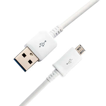 Oryginalny Kabel micro USB 2.0 Samsung ECB-DU4AWE | biały