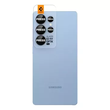 Osłona Aparatu do Samsung Galaxy S25 Ultra Black Spigen Optik Pro HD Glas.TR "EZ Fit" Camera Protector 2-Pack