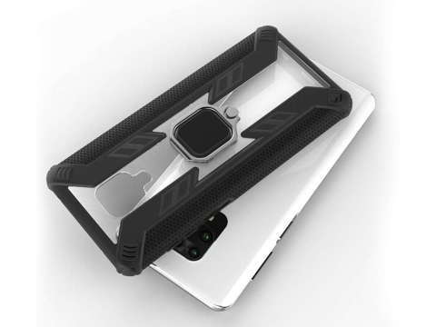 Pancerne etui Alogy Ring Carbon Holder do Xiaomi Redmi Note 9S/ Pro/ Max