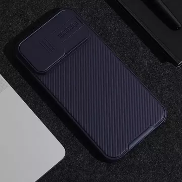 Pancerne etui Nillkin CamShield Pro Magnetic Case do iPhone 15 Pro z osłoną na aparat - czarne