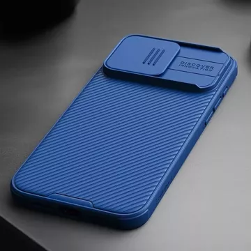 Pancerne etui Nillkin CamShield Pro Magnetic Case do iPhone 15 Pro z osłoną na aparat - zielone