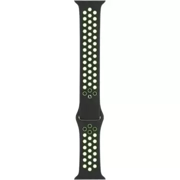 Pasek Apple Watch MXQW2FE/A 38/40/41mm Nike Sport Brand czarno-limonkowy/black-lime blast