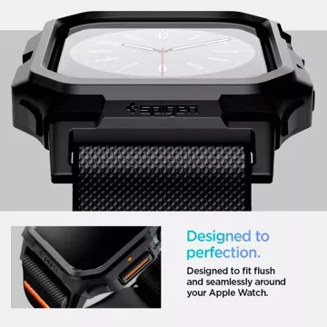 Pasek Spigen Lite Fit ”Pro” Apple Watch 10 46 mm Matte Black