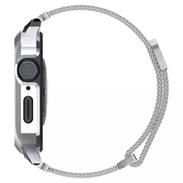 Pasek Spigen Metal Fit "Pro" do Apple Watch 4/5/6/7/8/SE (44/45mm) Silver