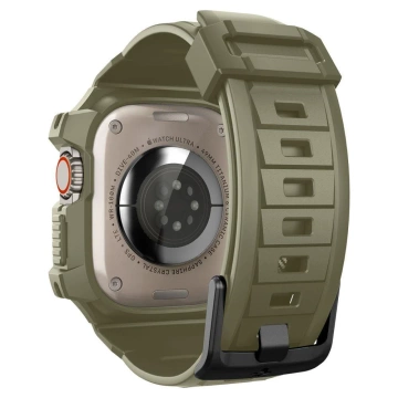 Pasek Spigen Rugged Armor "Pro" do Apple Watch Ultra (49mm) Vintage Khaki