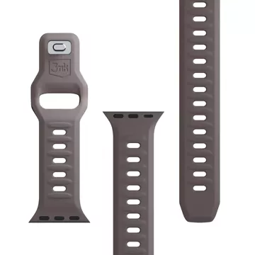 Pasek do smartwatcha 3mk Silicone Watch Strap do Apple Watch 42/44/45/49 mm Taupe