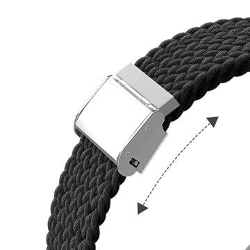 Pasek elastyczny Alogy Elastic Strap do Apple Watch 1/2/3/4/5/6/7/8/SE/Ultra (42/44/45/49mm) Czarny