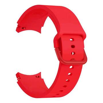 Pasek gumowy IconBand do Samsung Galaxy Watch 4 / 5 / 5 PRO (40 / 42 / 44 / 45 / 46 MM) Coral Red