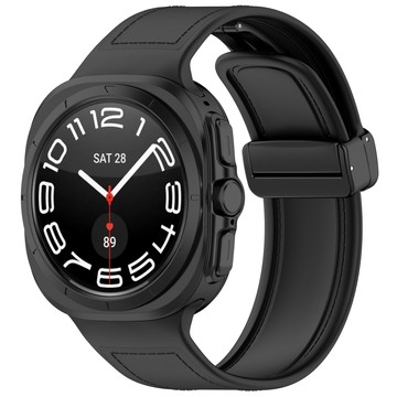 Pasek na zegarek Opaska do smartwatcha do Samsung Galaxy Watch Ultra 47mm Czarny