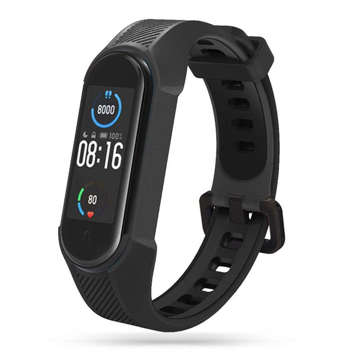 Pasek sportowy Armour do Xiaomi Mi Smart Band 5 / 6 / 6 NFC / 7 Black