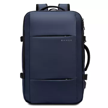 Plecak podróżny Bange BackPack biznesowy plecak rozszerzalny Torba pojemna do laptopa 17.3" z portem USB Granatowy