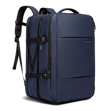 Plecak podróżny Bange BackPack biznesowy plecak rozszerzalny Torba pojemna do laptopa 17.3" z portem USB Granatowy