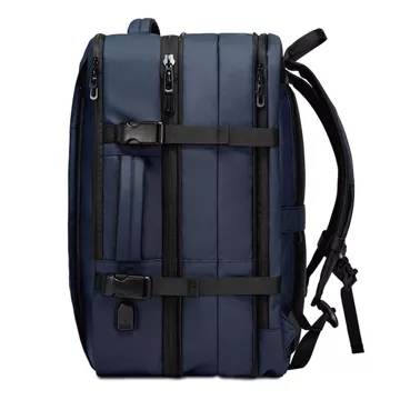 Plecak podróżny Bange BackPack biznesowy plecak rozszerzalny Torba pojemna do laptopa 17.3" z portem USB Granatowy