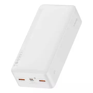 Powerbank Baseus Bipow 30000mAh, 2xUSB, USB-C, 20W (biały)