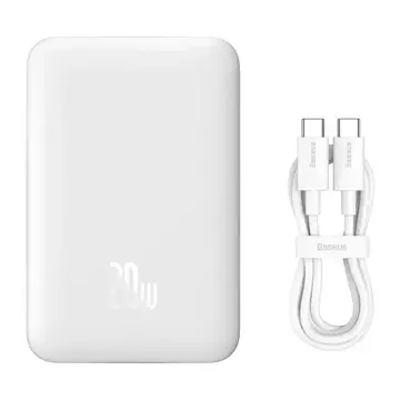 Powerbank Baseus Magnetic Mini 10000mAh 20W (biały)