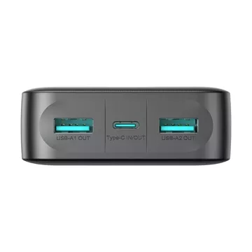 Powerbank Joyroom 20000mAh 2.4A 2x USB-A 1x USB-C - czarny