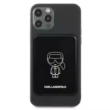 Powerbank indukcyjny Karl Lagerfeld KLPBMSOIBK 3000mAh MagSafe