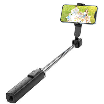 Selfie stick kijek Uchwyt na telefon tripod stabilny statyw do zdjęć Alogy Quadrapod z pilot Bluetooth Czarny