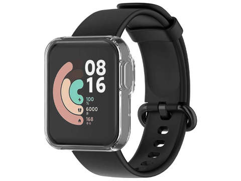 Silikonowe etui Alogy do Xiaomi Mi Watch Lite/ Redmi Watch Przezroczyste
