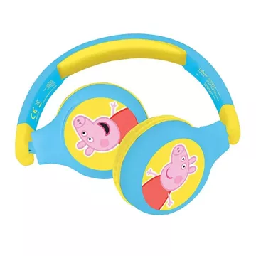 Słuchawki bezprzewodowe 2in1 Świnka Peppa Lexibook Bluetooth