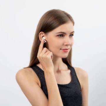 Słuchawki bezprzewodowe Baseus W3 TWS Wireless White