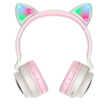 Słuchawki bezprzewodowe HOCO W27 Cat Ear Wireless Grey