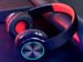 Słuchawki bezprzewodowe nauszne Picun B12 LED SD Bluetooth 5.0 czerwono-czarne