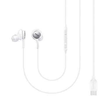 Słuchawki douszne Samsung AKG by Haraman EO-IC100BWEGEU USB-C Type C Białe