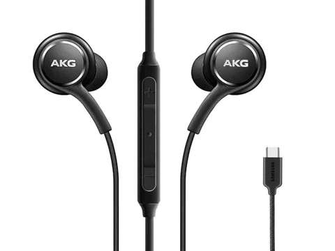 Słuchawki douszne Samsung AKG by harman EO-IC100BBE USB-C Type C czarne