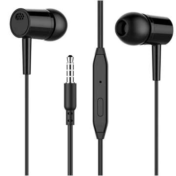 Słuchawki przewodowe Alogy In-Ear Earphones Stereo ze złączem miniJack Czarne