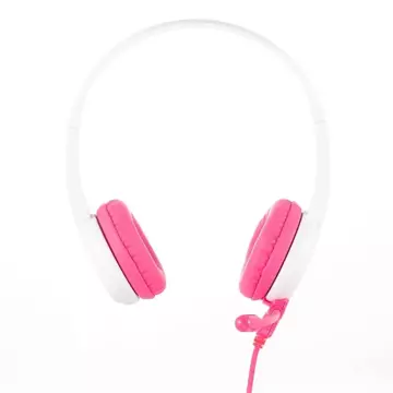 Słuchawki przewodowe dla dzieci BuddyPhones StudyBuddy (różowe)